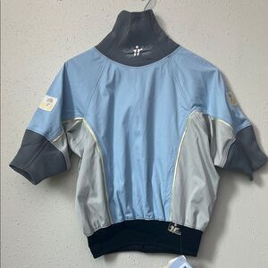 NWT Vtg. Immersion Research Blue Mercury Short Sleeve Paddle Jacket Size M